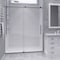Anzzi Leon 60 in. x 76 in. Frameless Sliding Shower Door in Gunmetal SD-AZ8077-02GB - alternate 1